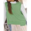 imageCicy Bell Womens Cropped Workout Tank Tops Summer Casual Sleeveless Sweatshirts Athletic Gym Crew Neck TeesOlive Green