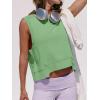imageCicy Bell Womens Cropped Workout Tank Tops Summer Casual Sleeveless Sweatshirts Athletic Gym Crew Neck TeesOlive Green