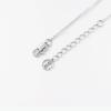 imageCicy Bell Womens Platinum Plated Station Chain Moonstone Pendant Necklace Gifts 177 with 2 Extender