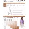 imageCicy Bell Womens Puff Sleeve V Neck Blouse Babydoll Peplum Tops Dressy Casual Pleated Loose Fit ShirtsBlack