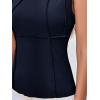 imageCicy Bell Womens Ribbed Tank Tops Fitted Summer Dressy Casual Sleeveless Shirts Cute Crew Neck Basic TeeNavy