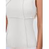 imageCicy Bell Womens Ribbed Tank Tops Fitted Summer Dressy Casual Sleeveless Shirts Cute Crew Neck Basic TeeWhite