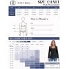 imageCicy Bell Womens Scoop Neck Casual Blazer Button Down Split Hem Fitted Business Work Suit JacketsRed