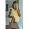 imageCicy Bell Womens Button Down Tank Tops Summer Sleeveless Vest Tops Trendy Ribbed Fitted Going Out ShirtsLight Yellow