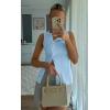 imageCicy Bell Womens Button Down Tank Tops Summer Sleeveless Vest Tops Trendy Ribbed Fitted Going Out ShirtsSky Blue
