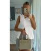 imageCicy Bell Womens Button Down Tank Tops Summer Sleeveless Vest Tops Trendy Ribbed Fitted Going Out ShirtsWhite