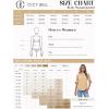 imageCicy Bell Womens Summer Bow Puff Sleeve Blouse Dressy Casual Pleated Cotton Tops Mock Neck Loose Fit ShirtsRed