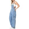 imageCicy Bell Womens Cargo Denim Overalls Revolt Utility Adjustable Straps Bib Jeans Jumpsuit Overalls