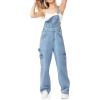 imageCicy Bell Womens Cargo Denim Overalls Revolt Utility Adjustable Straps Bib Jeans Jumpsuit Overalls