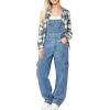 imageCicy Bell Womens Cargo Denim Overalls Revolt Utility Adjustable Straps Bib Jeans Jumpsuit Overalls Medium Wash Blue