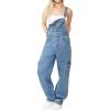imageCicy Bell Womens Cargo Denim Overalls Revolt Utility Adjustable Straps Bib Jeans Jumpsuit Overalls Medium Wash Blue