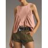 imageCicy Bell Womens Peplum Babydoll Tank Tops Summer Sleeveless Loose T Shirts Casual Shirred Flowy TopsLight Pink