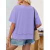 imageCicy Bell Womens Summer V Neck T Shirts Casual Short Sleeve Flowy Tops Cute Loose Fit Basic TeesViolent
