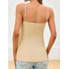 imageCicy Bell Womens Summer Spaghetti Strap Vest Tops Dressy Casual Button Down Waistcoat Fitted Split Hem Sleeveless Suit BlazerKhaki