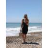 imageCicy Bell Womens Summer Loose Overalls Shorts Casual Cotton Adjustable Straps Open Back Shortalls Vacation OutfitsBlack