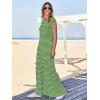 imageCicy Bell Womens Casual Striped Jumpsuits Summer Cap Sleeve Wide Leg Jumper Romper Button Down Travel Beach OutfitsArmy Green