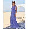 imageCicy Bell Womens Casual Striped Jumpsuits Summer Cap Sleeve Wide Leg Jumper Romper Button Down Travel Beach OutfitsPurple