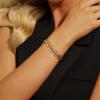 imageCicy Bell Womens 18k Gold Plated Wishbone Bracelets Good Luck Protection Station Link Bracelets Trend Jewelry Gift 71quot 19quot ExtenderStyle AWishbone