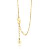 imageCicy Bell Womens 18k Gold Plated Wishbone Pendant Necklace Pear Shape CZ Stone Long Y Shaped Necklace Good Luck Trend Jewelry Gift 177quot  19quot ExtenderPendant Necklace