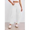 imageCicy Bell Womens Baggy Barrel Horseshoe Pants Casual Wide Leg Mid Rise Cropped Pants with Pockets