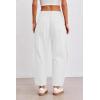 imageCicy Bell Womens Baggy Barrel Horseshoe Pants Casual Wide Leg Mid Rise Cropped Pants with Pockets