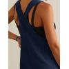 imageCicy Bell Womens Summer Casual Romper Sleeveless Athletic Trendy Short Jumpsuit Workout Loose Fit OutfitsNavy
