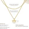 imageCicy Bell Womens Lucky Number Necklace 18k Gold Plated Dainty 444777 Chain Layering Necklace Gifts 177 with 2 ExtenderStyle BGold
