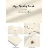 imageCicy Bell Womens Cropped Tweed Blazer Jackets Collarless Button Down Business Casual Outfits with PocketsWhite