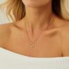 imageCicy Bell Womens Initial Necklace for Women 18k Gold Plated Shell Personalized Letter Pendant Necklace 177 with 2 ExtenderStyle 2RGold