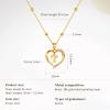 imageCicy Bell Womens Initial Necklace for Women 18k Gold Plated Shell Personalized Letter Pendant Necklace 177 with 2 ExtenderStyle 2TGold