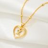 imageCicy Bell Womens Initial Necklace for Women 18k Gold Plated Shell Personalized Letter Pendant Necklace 177 with 2 ExtenderStyle 2ZGold