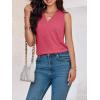 imageCicy Bell Women V Neck Tank Tops Dressy Casual Summer Loose Fit Sleeveless Shirts BlousePink