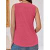 imageCicy Bell Women V Neck Tank Tops Dressy Casual Summer Loose Fit Sleeveless Shirts BlousePink