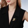 imageCicy Bell AZ Initial 26 Letter Brooch Pins 18k Gold Plated Cubic Zirconia Breastpin Name Personalized Gifts for Women MenGoldB