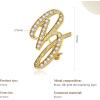 imageCicy Bell AZ Initial 26 Letter Brooch Pins 18k Gold Plated Cubic Zirconia Breastpin Name Personalized Gifts for Women MenGoldB