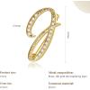 imageCicy Bell AZ Initial 26 Letter Brooch Pins 18k Gold Plated Cubic Zirconia Breastpin Name Personalized Gifts for Women MenGoldJ
