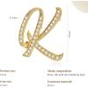 imageCicy Bell AZ Initial 26 Letter Brooch Pins 18k Gold Plated Cubic Zirconia Breastpin Name Personalized Gifts for Women MenGoldK