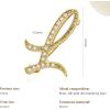 imageCicy Bell AZ Initial 26 Letter Brooch Pins 18k Gold Plated Cubic Zirconia Breastpin Name Personalized Gifts for Women MenGoldL