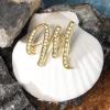 imageCicy Bell AZ Initial 26 Letter Brooch Pins 18k Gold Plated Cubic Zirconia Breastpin Name Personalized Gifts for Women MenGoldM