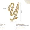 imageCicy Bell AZ Initial 26 Letter Brooch Pins 18k Gold Plated Cubic Zirconia Breastpin Name Personalized Gifts for Women MenGoldY