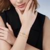 imageCicy Bell Gold Initial Bracelets for Women Dainty 18K Gold Plated Layered Cubic Zirconia Bracelet Personalized 26 Alphabet Monogram Charm BraceletStyle 1JGold