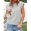 imageCicy Bell Womens Cap Sleeve Sweater Vest Summer Casual Sleeveless Knit Tank Tops Loose Fit Crew Neck Shirts PulloverLight Grey