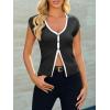 imageCicy Bell Womens Cute Going Out Tops Ribbed Button Up Tank Tops Cap Sleeve Sweater Vest Summer Sexy OutfitsBlack