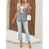 imageCicy Bell Womens V Neck Sweater Vest Casual Button Down Knit Vest Outerwear Sleeveless Trendy CardigansGrey