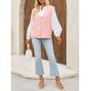 imageCicy Bell Womens V Neck Sweater Vest Casual Button Down Knit Vest Outerwear Sleeveless Trendy CardigansPink
