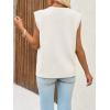 imageCicy Bell Womens V Neck Sweater Vest Casual Button Down Knit Vest Outerwear Sleeveless Trendy CardigansWhite