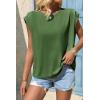 imageCicy Bell Womens Cap Sleeve Tank Tops Boat Neck Loose Fit Tshirts Summer Casual Basic Tee ShirtsDeep Green