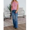imageCicy Bell Womens Off One Shoulder Tops Summer Ribbed Knit Tank Tops Trendy Casual Loose Fit Sleeveless Tee ShirtsPink