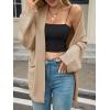 imageCicy Bell Womens Oversized Cardigans Long Sleeve Open Front Shawl Sweaters Knit Fall Outerwear with PocketsKhaki