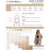 imageCicy Bell Womens Oversized Cardigans Long Sleeve Open Front Shawl Sweaters Knit Fall Outerwear with PocketsWhite